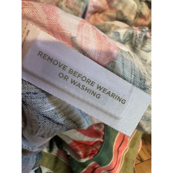 🌴 LOFT Tropical Print Dress – Linen Viscose Blend – Size 6 (#316) - Picture 3 of 12